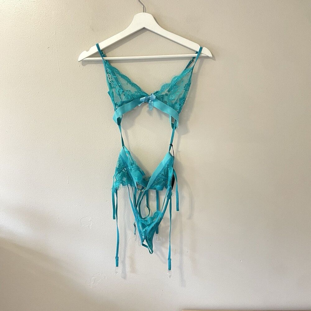 Mapale Lingerie Teddy With Garters NWT Sz M/L